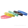 Wholesale custom logo print silicone usb wristband